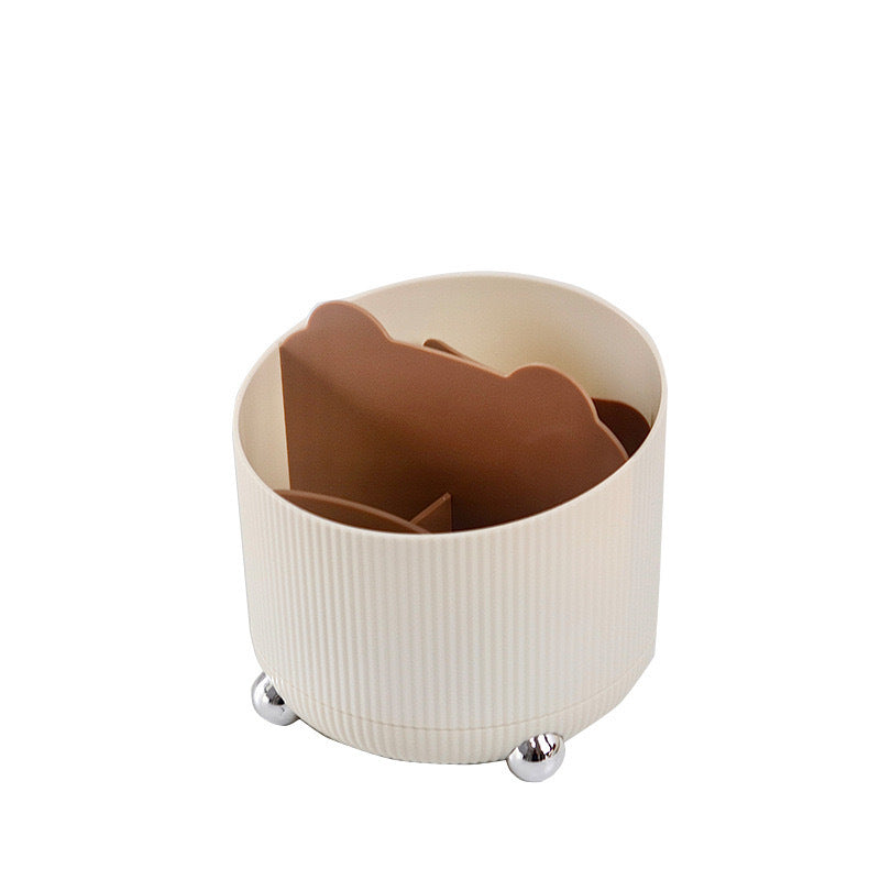 Plastic Cosmetic Storage Box Advanced Desktop Storage Dust-proof Bedroom Large Capacity Cosmetic Storage