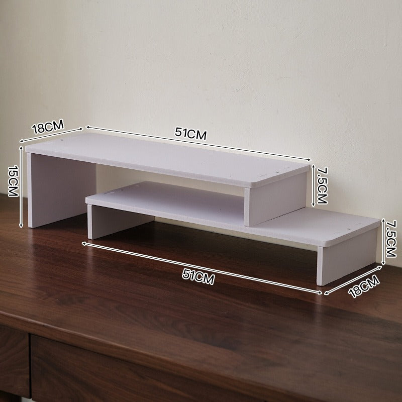 Desktop Monitor Computer Elevated Double-Layer Display Stand Office Desk Elevated Multi-Functional Storage Rack