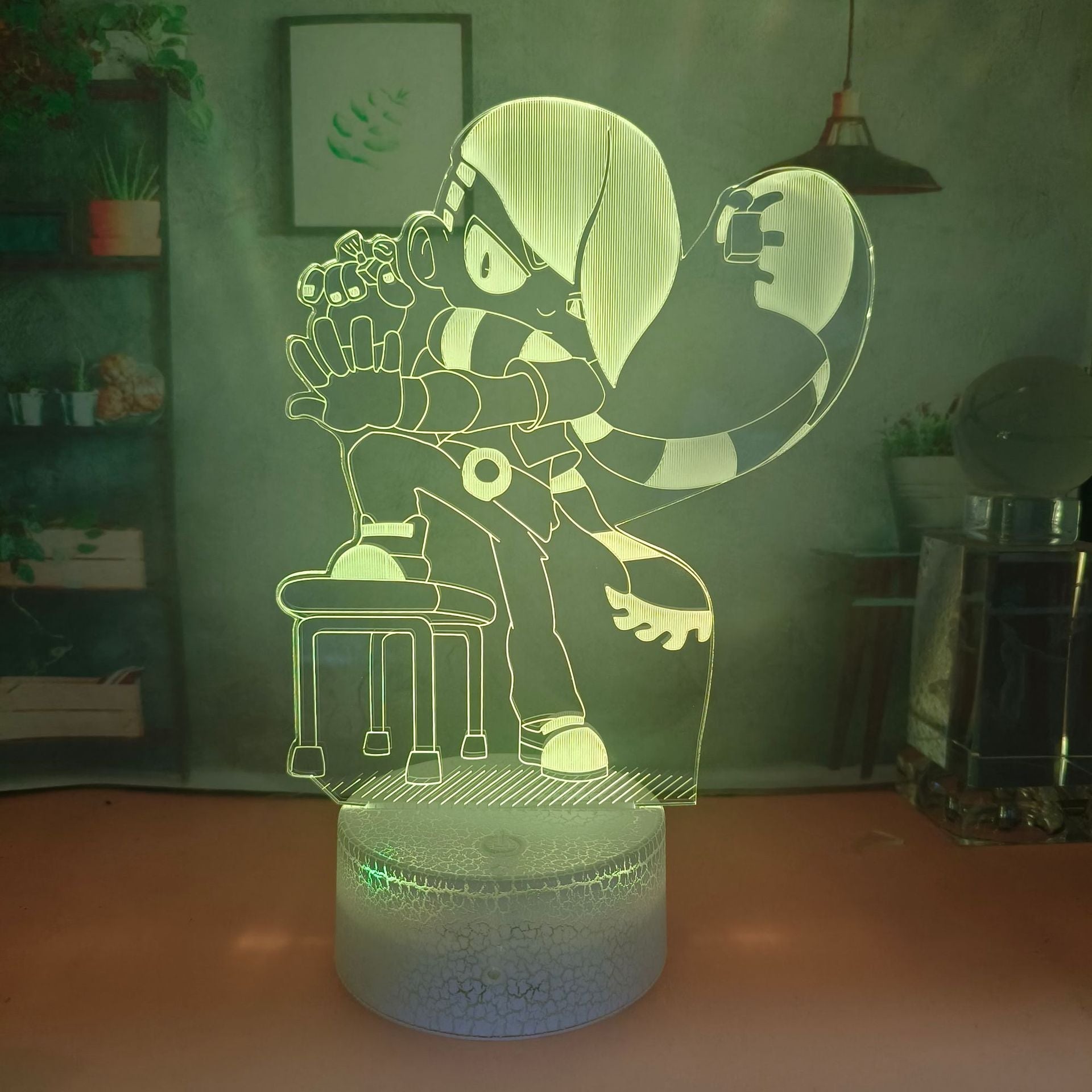 King of Gods Blok Edgar Figure Gift Bedroom Game E-Sports Atmosphere 3D Night Light