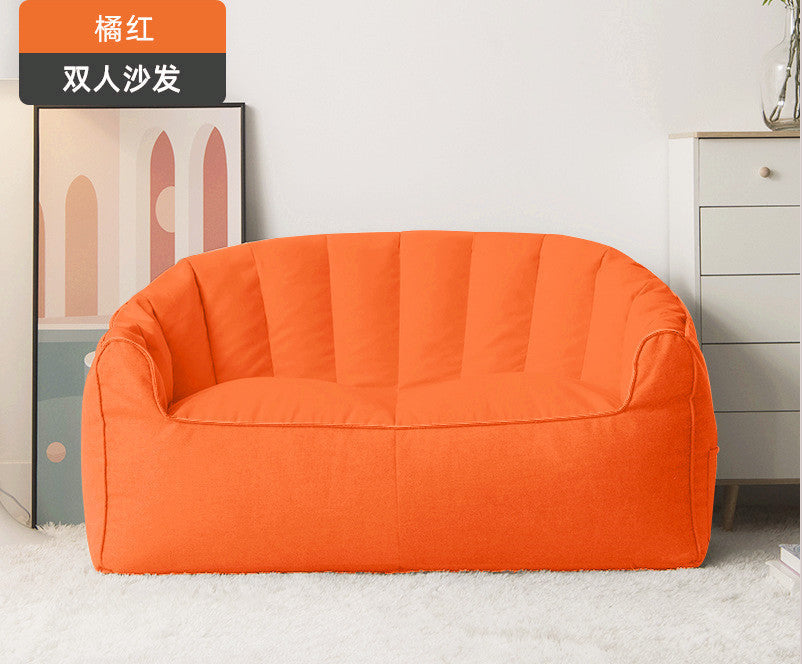 Bean bag sofa lazy sofa tatami lunch break small sofa double bedroom color matching solid color wholesale factory direct supply