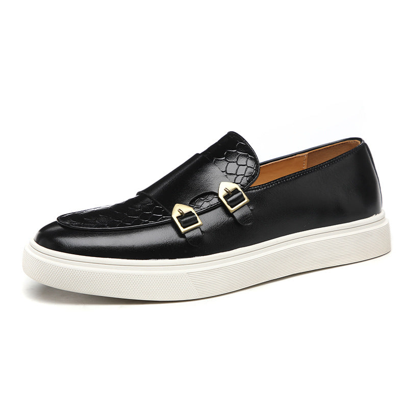 Foreign Trade Large Size Men's Shoes Amazon's Popular Fashion Casual Leather Shoes Men's British Style Shoes Men's Sneakers