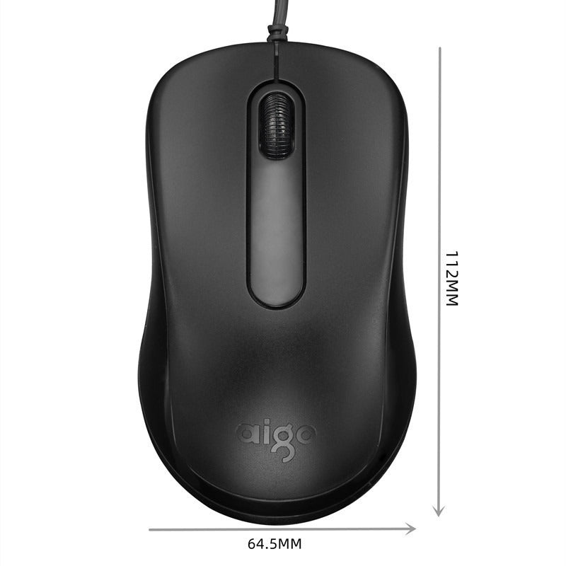 AOC computer wired mouse business office game home desktop notebook USB mouse spot wholesale