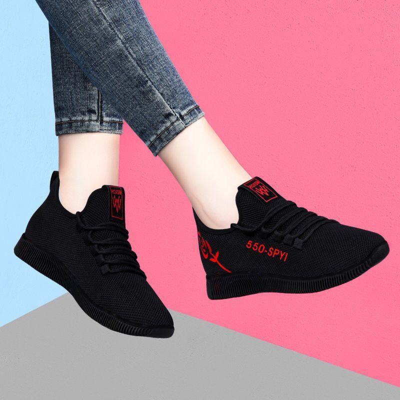 A generation of spring and autumn canvas shoes old Beijing cloth shoes women's soft bottom sneakers breathable casual shoes plus velvet cotton shoes