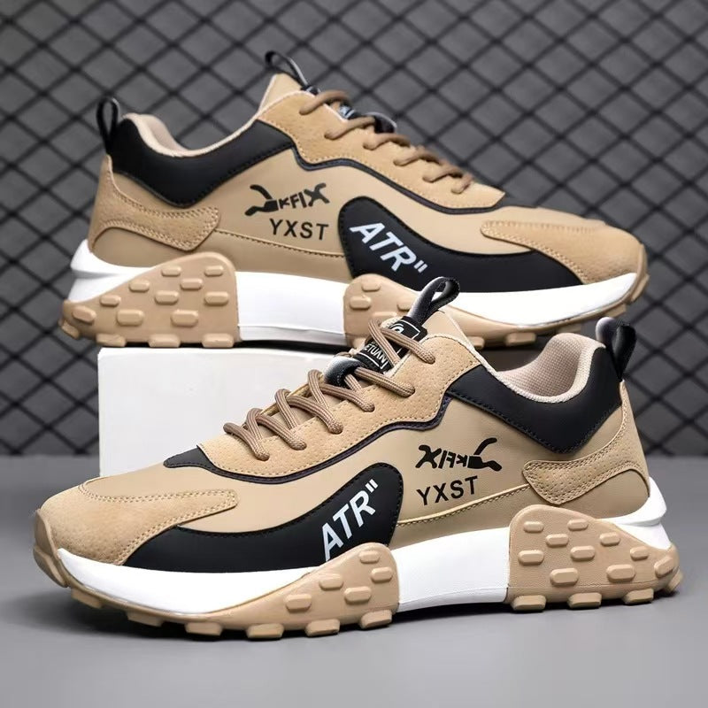 2025 Men's Shoes Spring and Autumn Casual Shoes Men's Fashionable All-match sneaker Men's Shoes Flying Woven Breathable Mesh Cloth Shoes