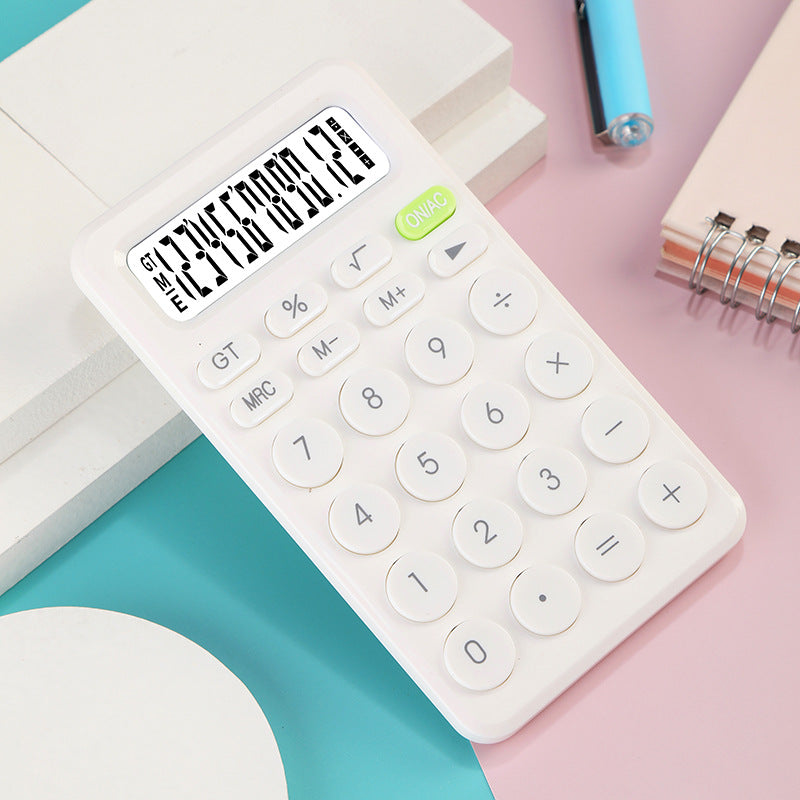 Macaron Color Portable Calculator Office Special Computer Student Cute Calculator Financial Special