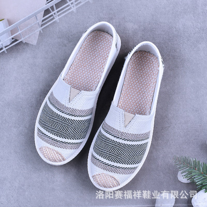 2025 Low-Top Casual Shoes Old Beijing Cloth Shoes for Women, Soft-Soled Shoes for Mothers, Canvas Shoes for Students