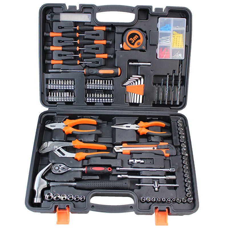Hardware toolbox set of tools suit hand tools household maintenance gifts wholesale multi-style