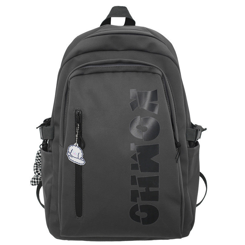 Schoolbag Boys and Girls Junior High School Students Grade Three, Four, Five and Six University Campus Simple Large Capacity Backpack Backpack
