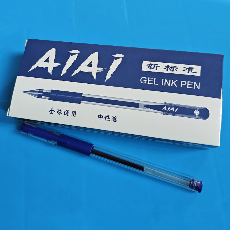 European Standard Gel Pen 0.5mm Bullet Needle Pen Ballpoint Pen Carbon Water Pen Signature Pen Office Examination Pen