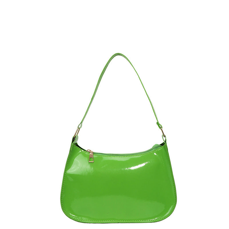 Popular Fashion Solid Color Small Square Bag 2024 Autumn and Winter New Korean Shoulder Underarm Handbag Women's Bag Trendy