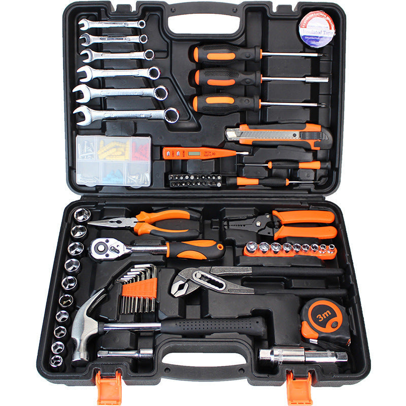 Hardware toolbox set of tools suit hand tools household maintenance gifts wholesale multi-style