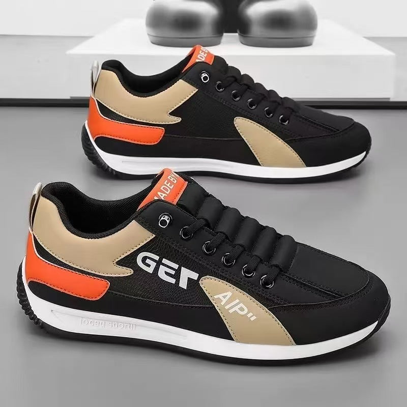 2025 Men's Shoes Spring and Autumn Casual Shoes Men's Fashionable All-match sneaker Men's Shoes Flying Woven Breathable Mesh Cloth Shoes