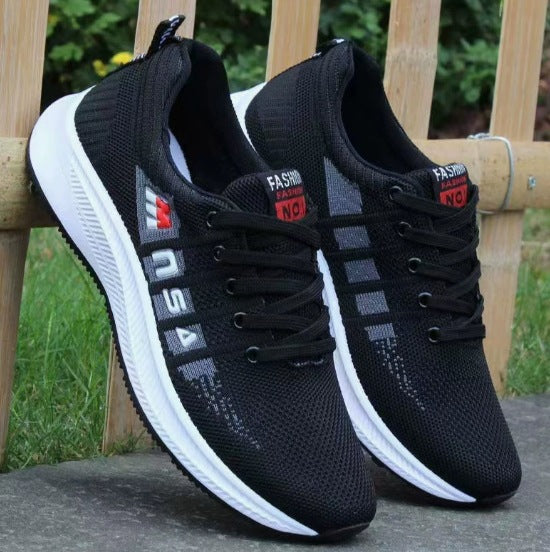 2025 spring new men's shoes breathable shoes trend casual sneaker mesh cloth shoes,outdoor running shoes