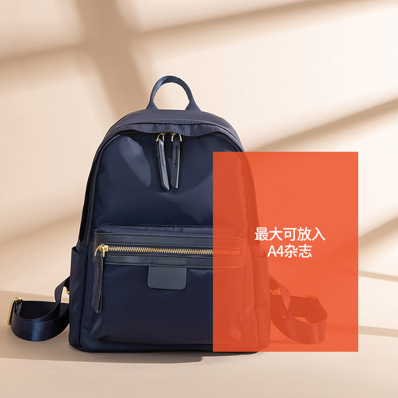 Backpack Women's 2022 New Fashion All-match Campus Schoolbag ins Fashion University Backpack for Junior and Senior High School Students