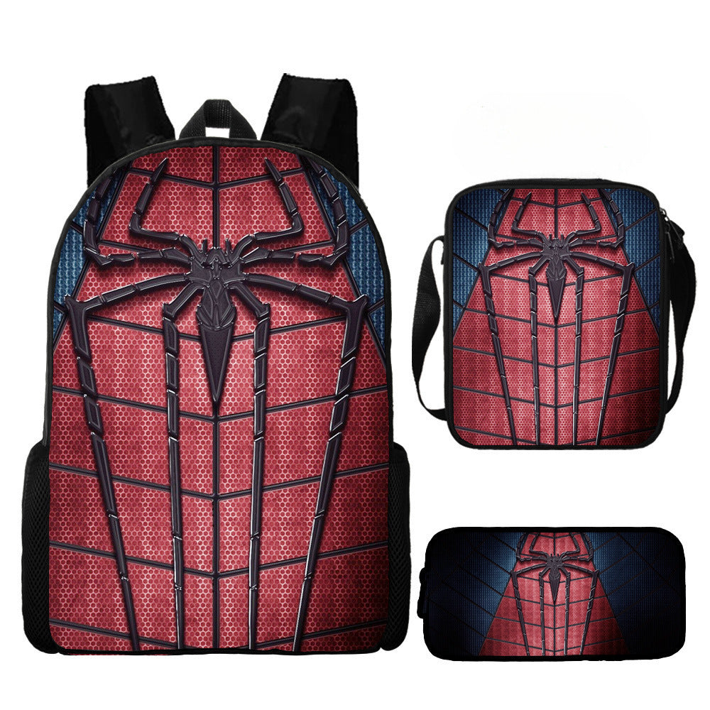 European and American  New Spider-Man Hero No Return Backpack 3D Digital Printing Casual Trendy Backpack