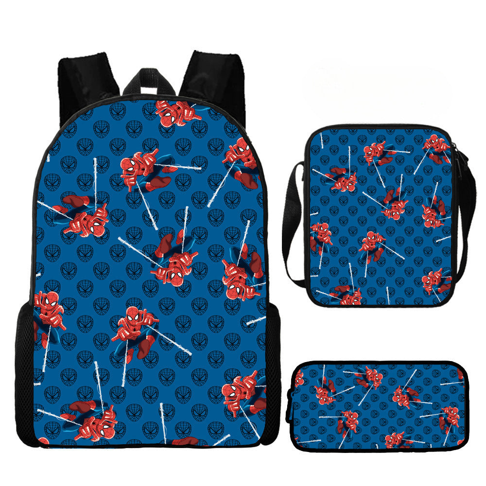 European and American  New Spider-Man Hero No Return Backpack 3D Digital Printing Casual Trendy Backpack