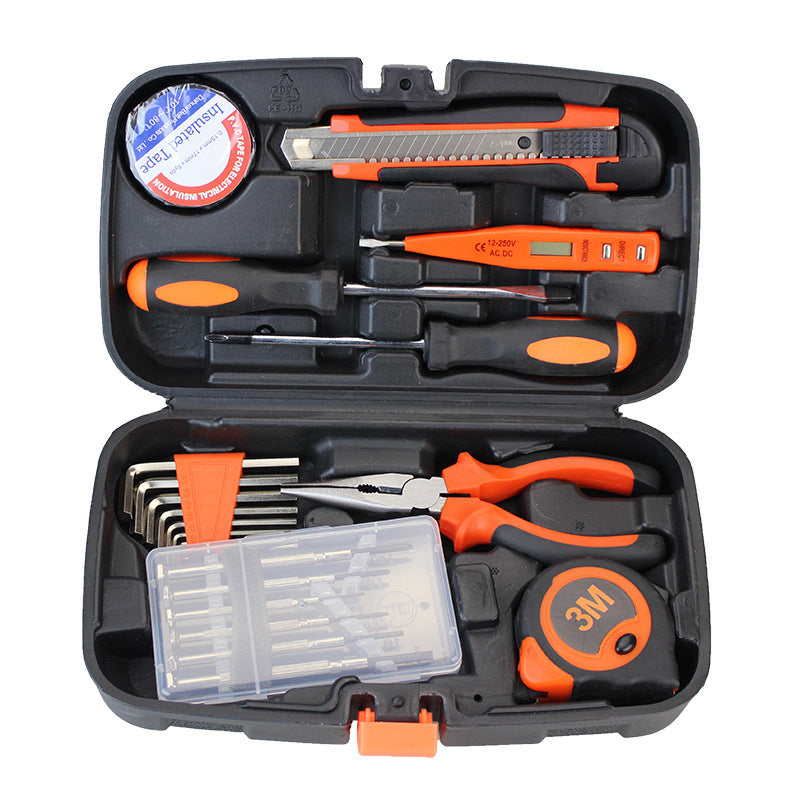 Hardware toolbox set of tools suit hand tools household maintenance gifts wholesale multi-style