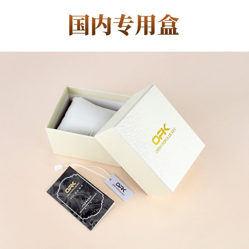OPK brand hollow men's watch luminous waterproof automatic mechanical watch new domineering foreign trade men's watch