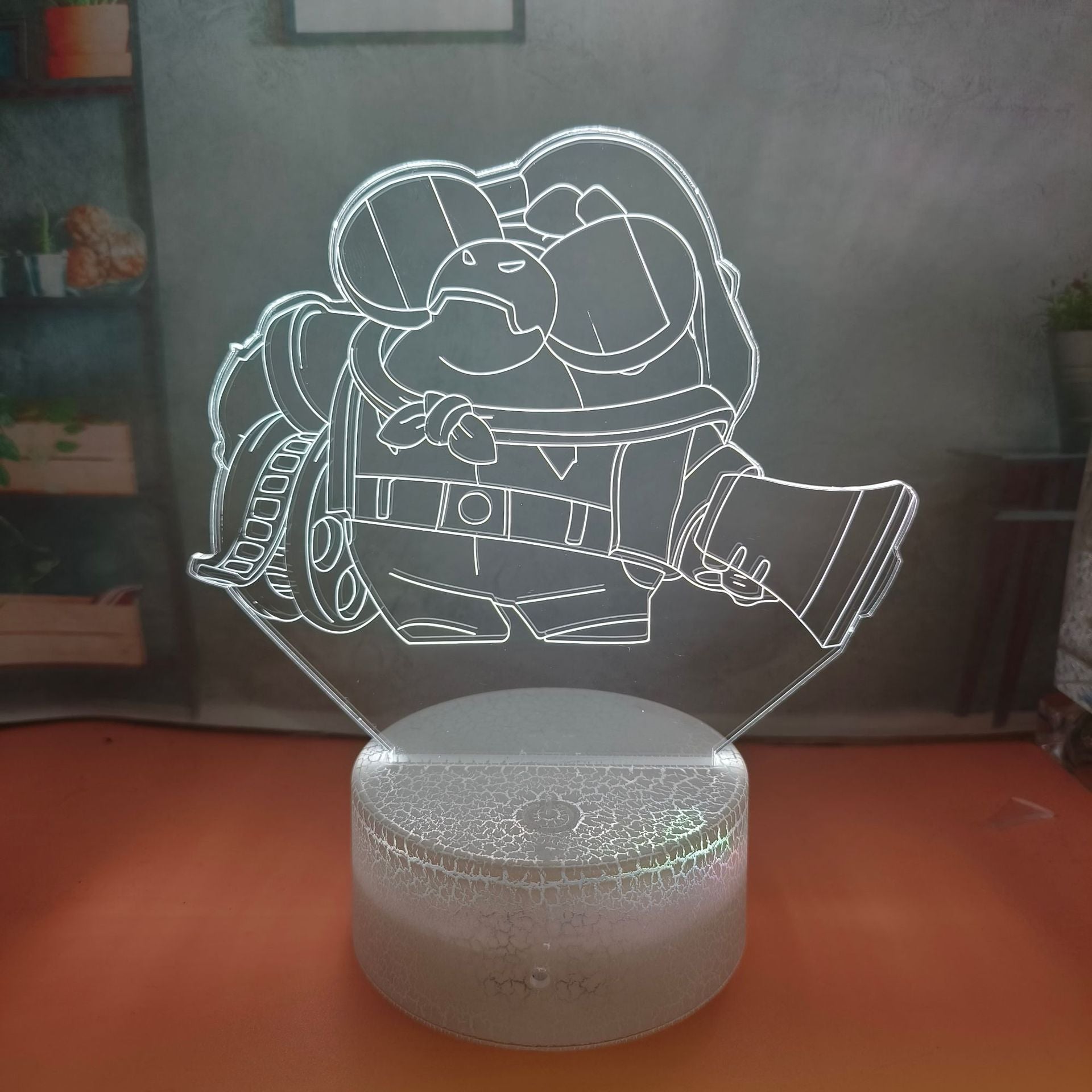 King of Gods Blok Edgar Figure Gift Bedroom Game E-Sports Atmosphere 3D Night Light