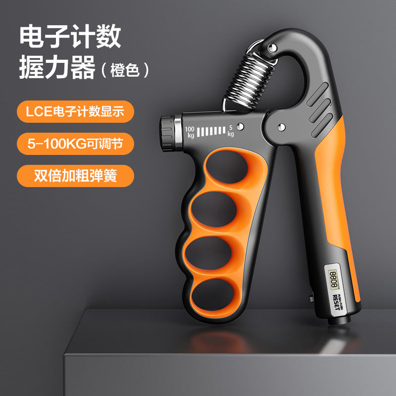 Herringbone Five-Finger Gripper Digital Counting Gripper Arm Strength Training Finger Trainer Sporting Goods