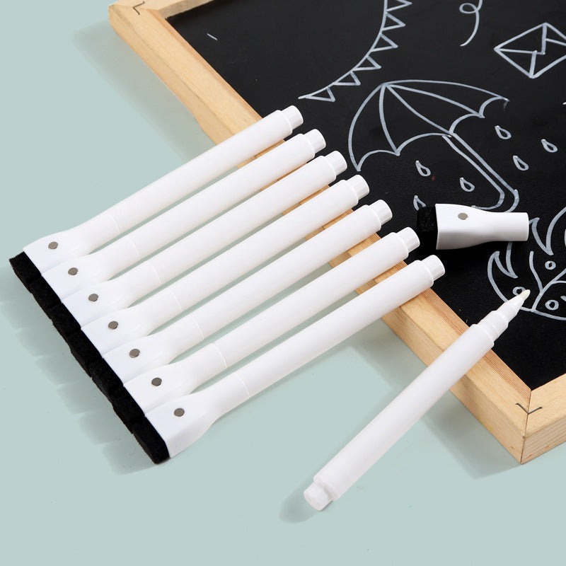 LED light board pen dust-free liquid chalk erasable electronic advertising highlighter blackboard graffiti water soluble chalk
