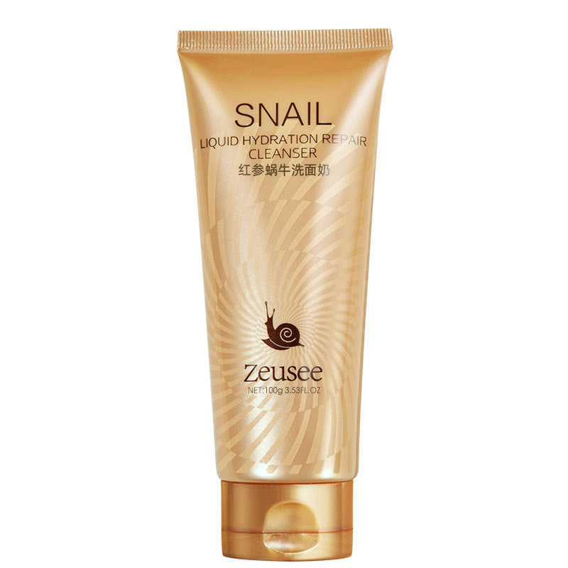Aloe facial cleanser mild cleansing oil control moisturizing cleanser facial cleanser female foam men Skin Care