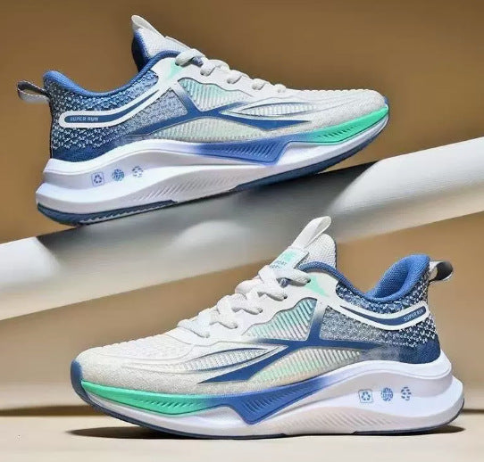 2025 Men's Shoes Spring and Autumn Casual Shoes Men's Fashionable All-match sneaker Men's Shoes Flying Woven Breathable Mesh Cloth Shoes