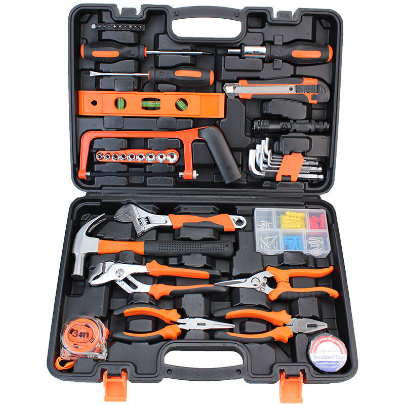 Hardware toolbox set of tools suit hand tools household maintenance gifts wholesale multi-style