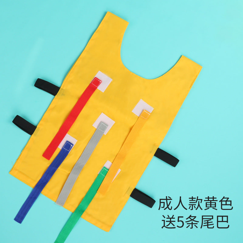 Kindergarten Tail-pulling Toy Children's Catching Belt Game Props Parent-child Outdoor Feelings Training Sports Equipment