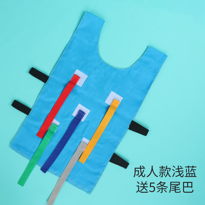 Kindergarten Tail-pulling Toy Children's Catching Belt Game Props Parent-child Outdoor Feelings Training Sports Equipment