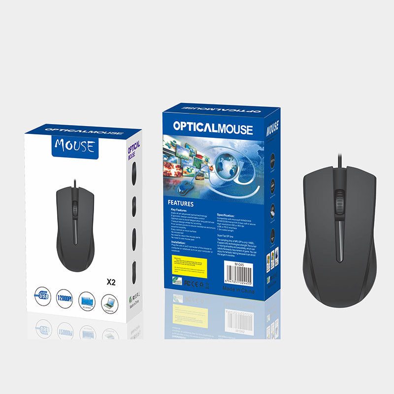 Neutral Wired USB Mouse Home Office Business Notebook Desktop