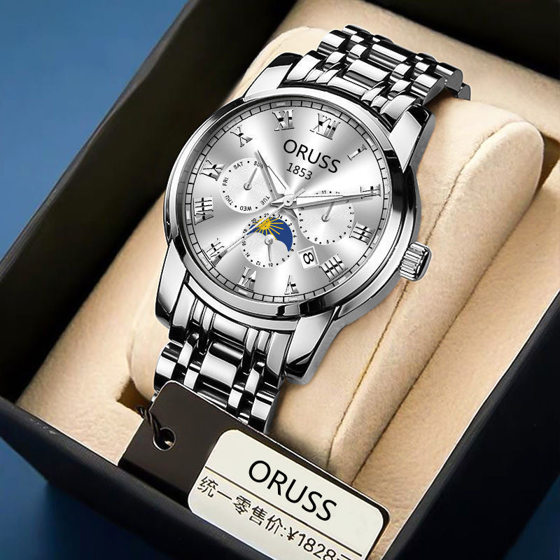 [Do not make money to make friends] Automatic non-mechanical watch men's watch luminous waterproof high-end handsome men's watch