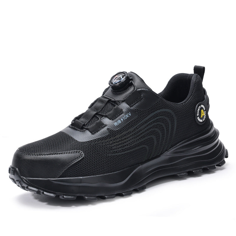 Blue Seagull Shield Labor Protection Shoes Summer Breathable Anti-Smash and Anti-Puncture Electrician Shoes Men's Insulated 10Kv Safety Work Shoes