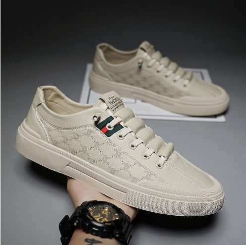 2025 Men's Shoes Spring and Autumn Casual Shoes Men's Fashionable All-match sneaker Men's Shoes Flying Woven Breathable Mesh Cloth Shoes