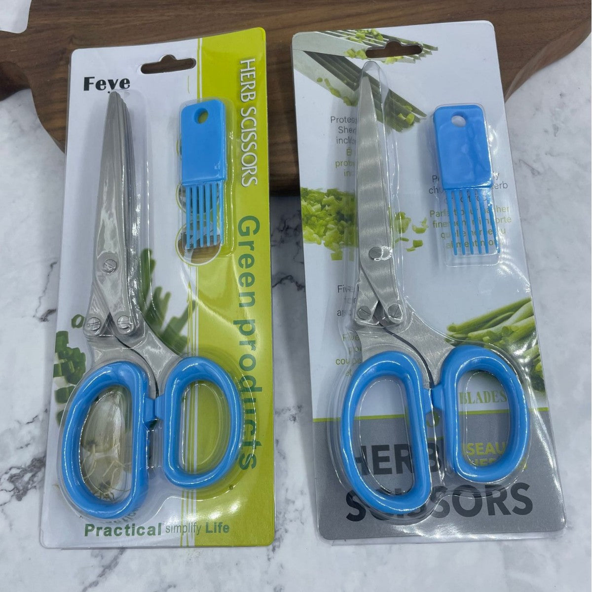 Five-layer onion scissors oblique stainless steel onion scissors paper scissors seaweed food scissors household kitchen multi-layer scissors