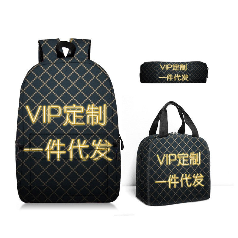 Directly Supplied from the Manufacturer, Polyester Backpacks for Students, Customizable with Logo, Children's Backpacks, Anime-Theme