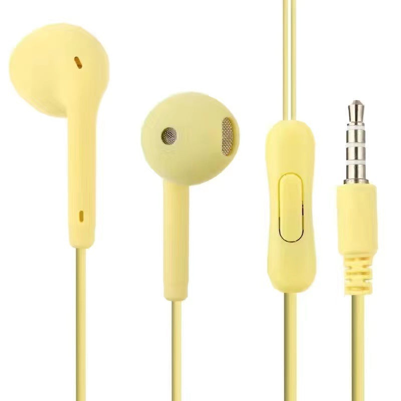 U19 U18 Wired Headphones Glossy U88 Macaron Headphones Flat Ear Heavy Bass Karaoke Call Microphone