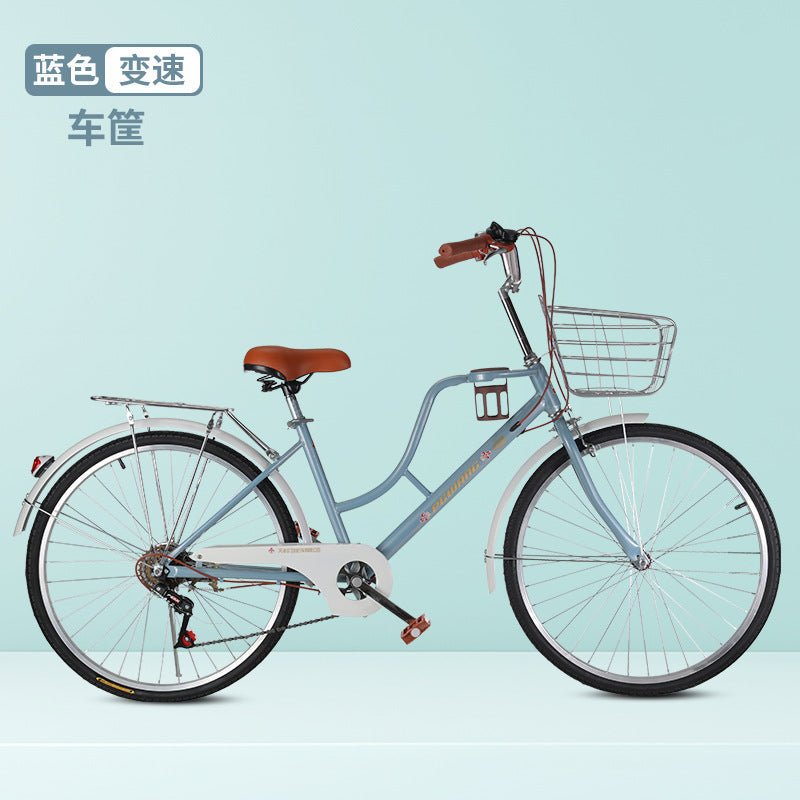 Coffee cart men and women students adult variable speed city fashion commuter light bearing bicycle factory