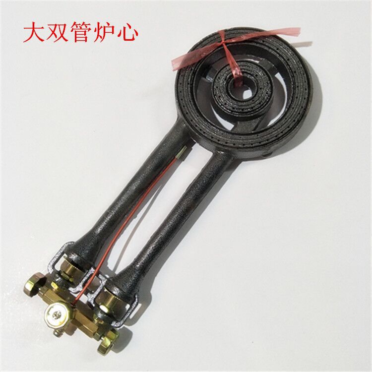 Flameout Protection Commercial Heavy-Duty Stove with Dual Ignition, Liquefied Gas Heavy-Duty Stove, Gas Stove, Cast Iron Stove, High Firepower