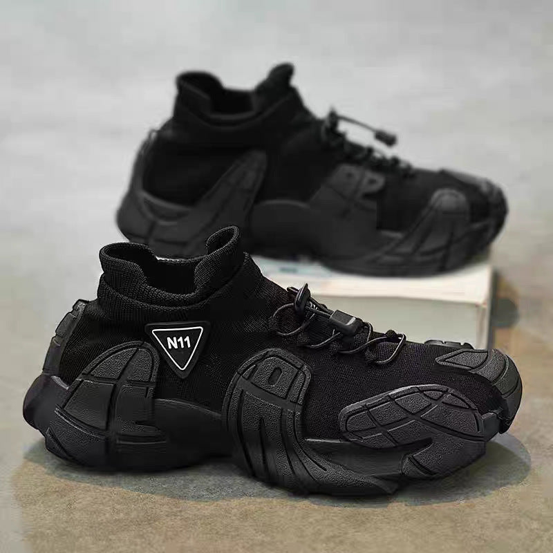 Men's New Sports Shoes, Mesh Breathable Casual Shoes, Comfortable Soft-Soled Shoes, Slip-On Slip-Ons, Trendy Dad Shoes