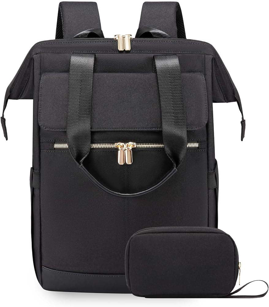 Spot Factory Cross-Border Simple Women's Travel Laptop Large-Capacity Luggage Contrasting Color Backpack