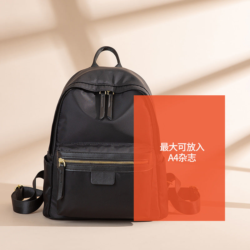 Backpack Women's 2022 New Fashion All-match Campus Schoolbag ins Fashion University Backpack for Junior and Senior High School Students