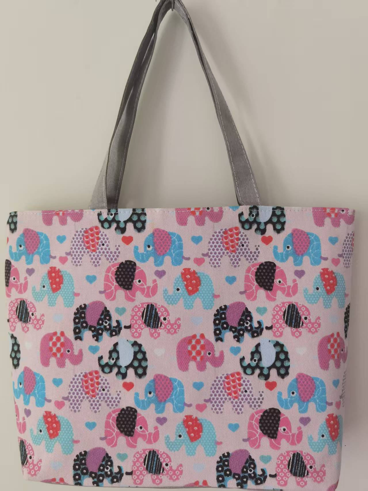 New Canvas Bag Large Capacity Shoulder Bag Women's Bag Printed Handbag Korean Style Tote Bag Literary Canvas Bag