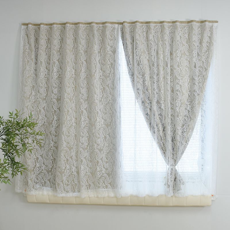 Blackout Curtains for Rental House Bedroom Bay Window, No-Drill Installation with Magic Tape Adhesive for Small Windows
