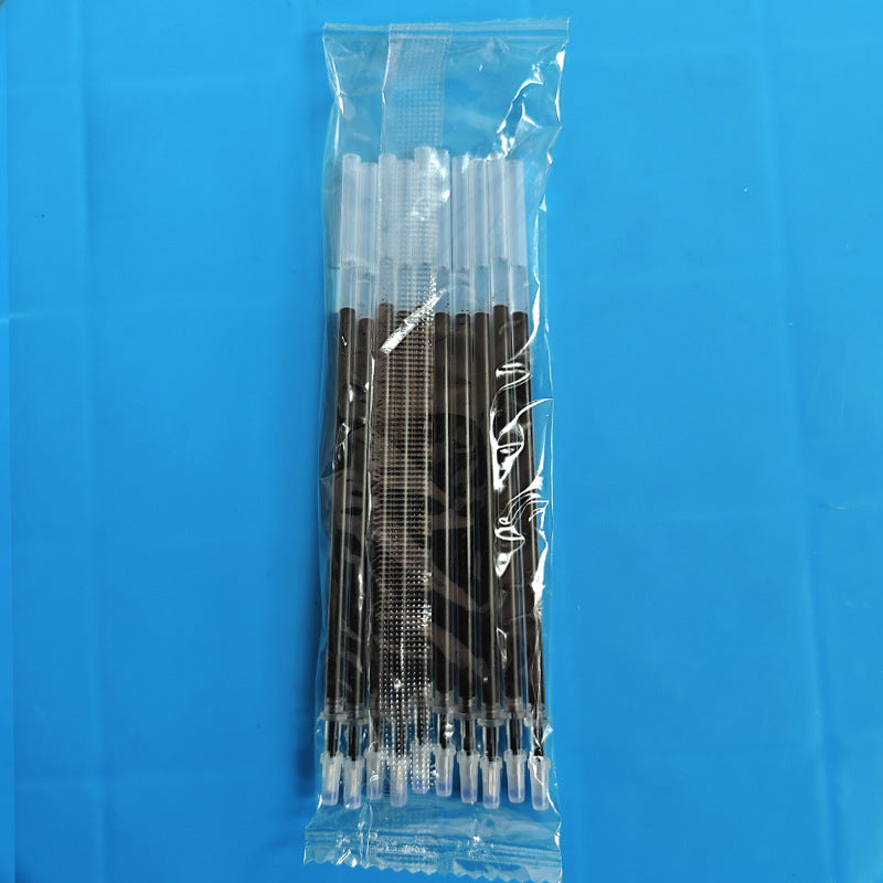 European Standard Gel Pen 0.5mm Bullet Needle Pen Ballpoint Pen Carbon Water Pen Signature Pen Office Examination Pen
