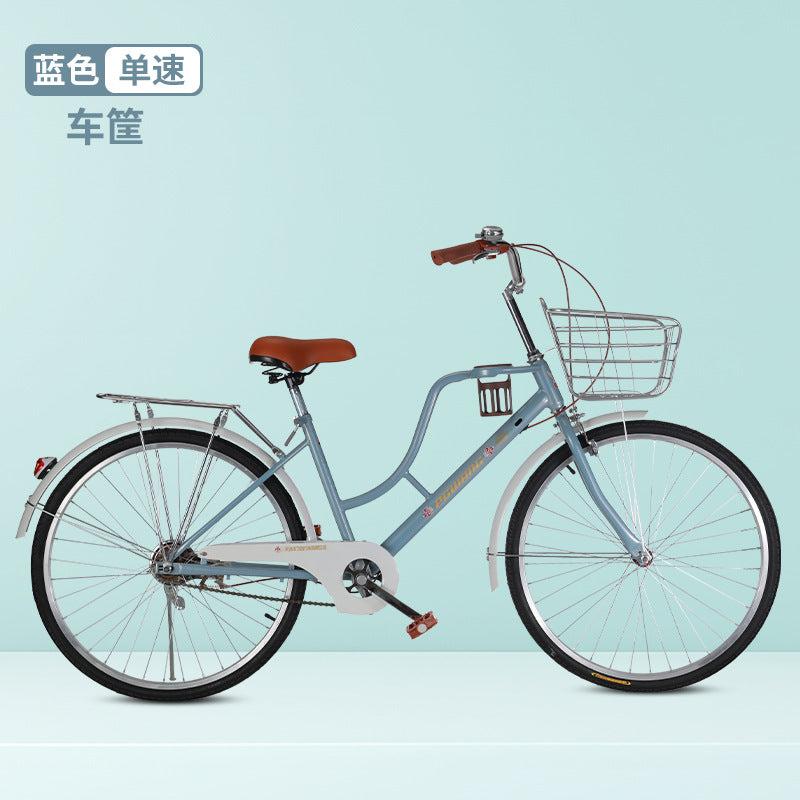 Coffee cart men and women students adult variable speed city fashion commuter light bearing bicycle factory