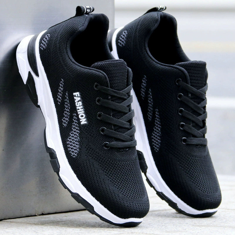 2025 spring new men's shoes breathable shoes trend casual sneaker mesh cloth shoes,outdoor running shoes