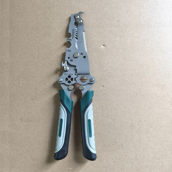 Manufacturer's Multifunctional Wire Stripping Pliers, Electrician's Wire Cutting, Wiring, Wire Pressing and Stripping Pliers, Handheld Foldableable Wire Stripping Pliers