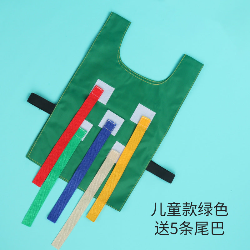 Kindergarten Tail-pulling Toy Children's Catching Belt Game Props Parent-child Outdoor Feelings Training Sports Equipment