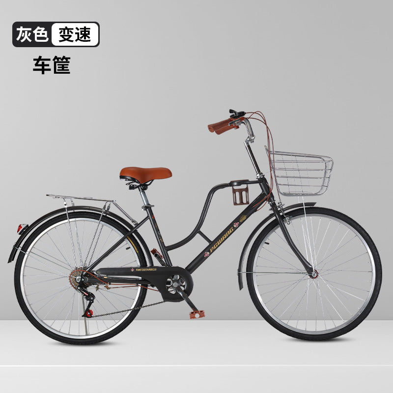Coffee cart men and women students adult variable speed city fashion commuter light bearing bicycle factory